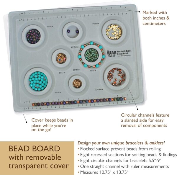 The Beadsmith Elements Bracelet & Anklet Design Bead Board - Image 4