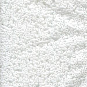 Chalk White Delica Beads