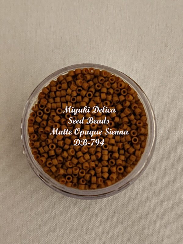 Miyuki Delica Beads - Matte Opaque Sienna