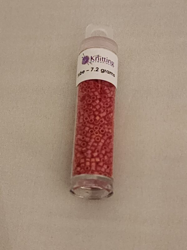 Miyuki Delica Beads - Opaque Red Luster - Image 2