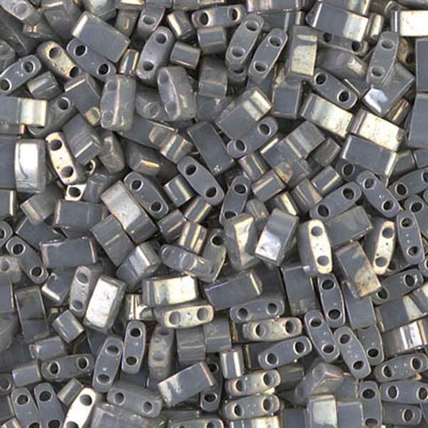 Miyuki Tila 5mm Beads - Galvanized Gray