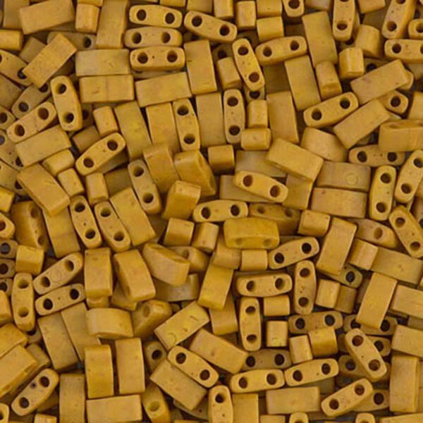 Miyuki Tila 5mm Beads - Mustard