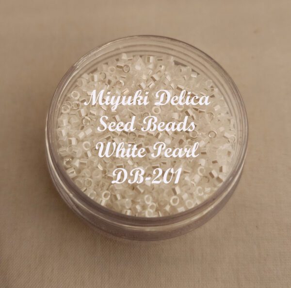 Miyuki Delica Beads - White Pearl