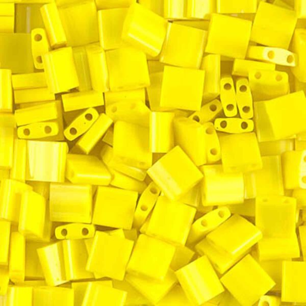 Miyuki Tila 5mm Beads - Yellow