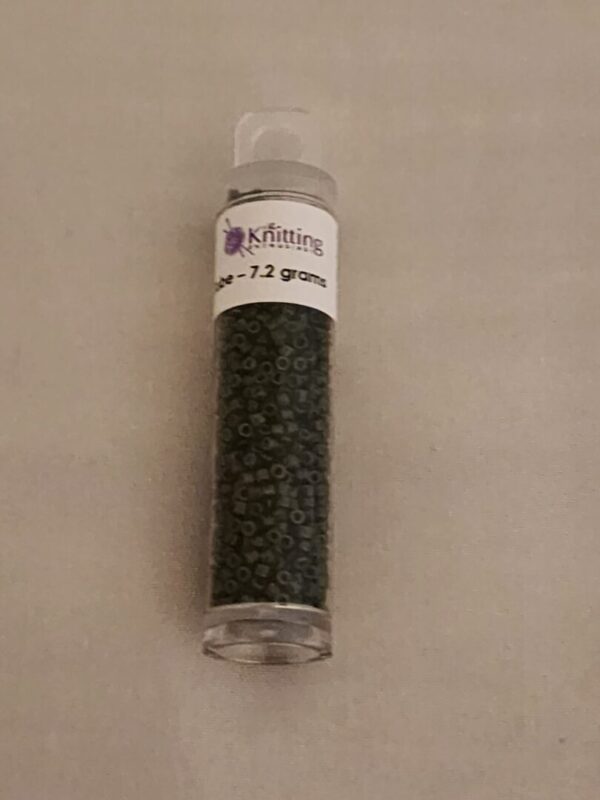 Miyuki Delica Beads - Dyed Opaque Forest Green - Image 2