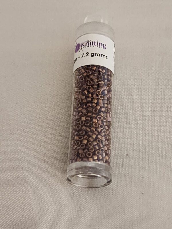 Miyuki Delica Beads - Lavender Blue Gold Luster - Image 2