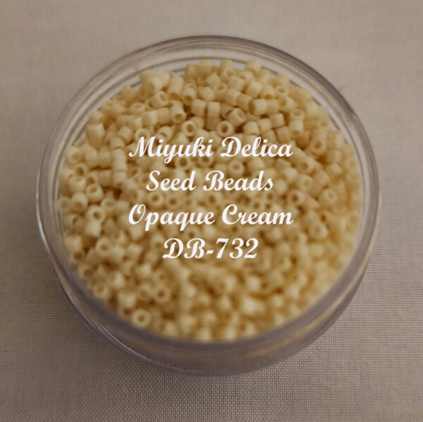 Miyuki Delica Beads -Opaque Cream