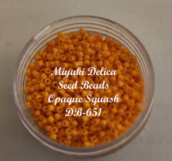 Miyuki Delica Beads - Opaque Squash