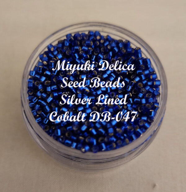 Miyuki Delica Beads - Silver Lined Cobalt