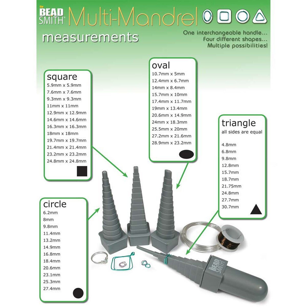 Mandrel Four Shapes Kit - Image 3